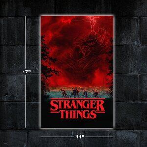 Stranger Things poster - 11x17 wall art print merch gift netflix series movie